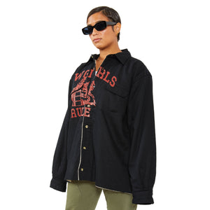 COWGIRLS RULE DENIM SHIRT JACKET