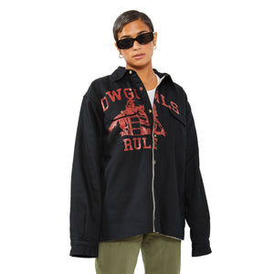 COWGIRLS RULE DENIM SHIRT JACKET